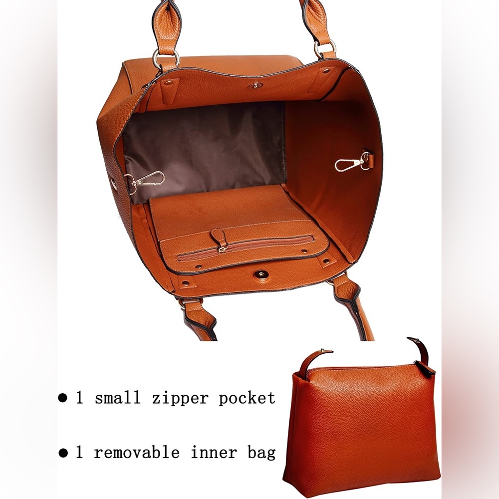 Obosoyo Women's Waterproof Handbags‎ Ladies Synthetic Leather - Picture 10 of 12